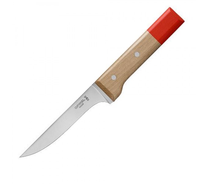 Нож разделочный для мяса и курицы Opinel №122, деревянная рукоять, нержавеющая сталь, 002129