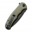 Складной нож CIVIVI Praxis 9Cr18MoV Steel Black Stonewashed Handle G10 OD Green