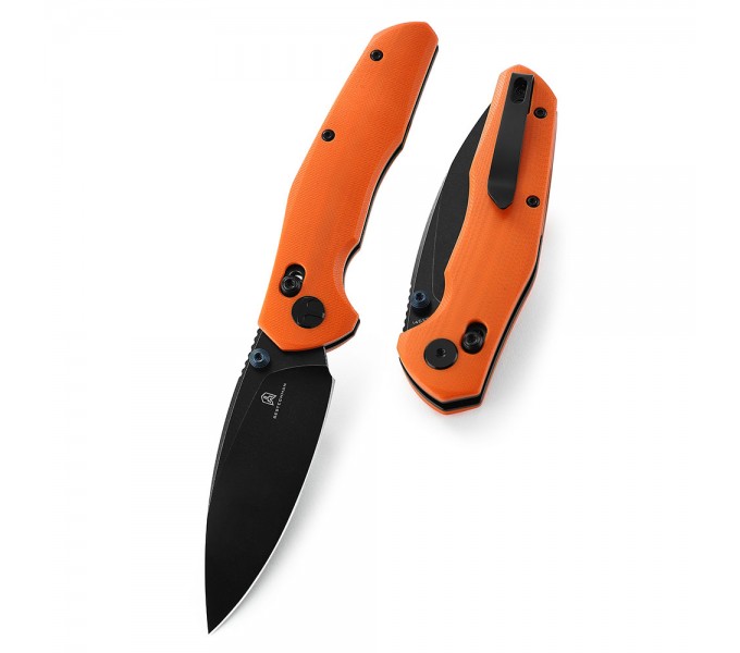 Нож Bestechman Ronan сталь 14C28N, рукоять G10 оранжевая