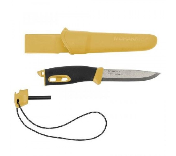 Нож Morakniv Companion Spark Yellow, нержавеющая сталь, 13573