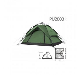 Палатка Naturehike автоматическая NH21ZP008, трехместная, зеленая, 6976023922336