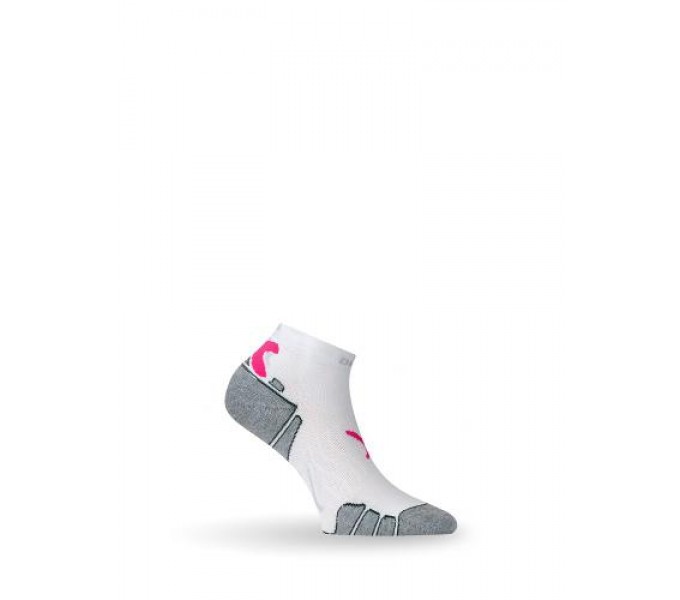 Носки Lasting RUN 004 microfiber+polypropylene белый с пурпурной полоской M (38-41) Носки Lasting RUN 004 microfiber+polypropylene белый с пурпурной полоской M (38-41)