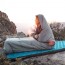 Спальный мешок Naturehike CNK2350WS023 MS300 с капюшоном, зеленый, молния справа