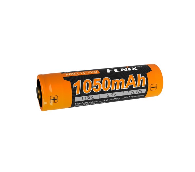 Аккумулятор 14500 Fenix ARB-L14-1050 Li-Ion (1050mAh) AA