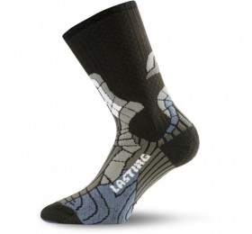 Носки Lasting SCI 905, polyester+polypropylene, черный, размер XL , SCI905XL