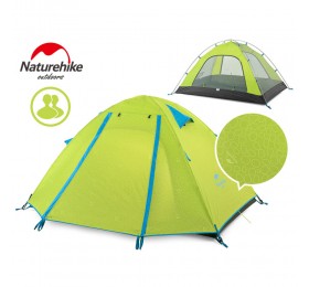 Палатка Naturehike P-Series NH18Z022-P 210T/65D двухместная, светло-зеленая 