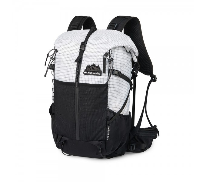 Рюкзак Naturehike CNK2300016 Helium 30 л + 5 л белый с черным