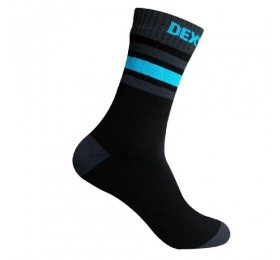 Водонепроницаемые носки DexShell Ultra Dri Sports Socks черный/голубой S (36-38)