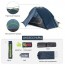 Палатка Naturehike Tagar NH17T180-J двухместная синяя, 6927595716182 Палатка Naturehike Tagar NH17T180-J двухместная синяя, 6927595716182