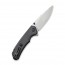 Складной нож CIVIVI Brazen 14C28N Steel Stonewashed Handle G10 Black C2102C