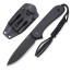 Нож CIVIVI Fixed Blade Elementum D2 Steel Black Stonewash Handle G10 Black