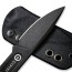 Нож CIVIVI Fixed Blade Circulus 10Cr15CoMoV Steel Black Stonewashed Handle Ostap Hel Design