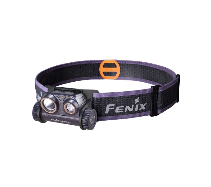 Налобный фонарь Fenix HM65R-DT Dual LED фиолетовый