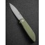 Складной нож SENCUT Bocll II D2 Steel Gray Stonewashed Handle G10 OD Green