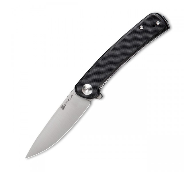 Складной нож SENCUT Neches 10Cr15CoMoV Steel Satin Handle G10 Black