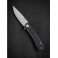 Складной нож SENCUT Neches 10Cr15CoMoV Steel Satin Handle G10 Black