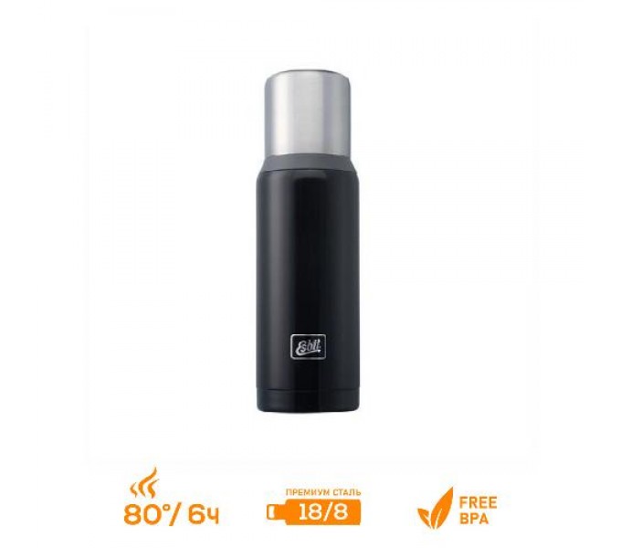 Термос Esbit VF1000DW-BG, темно-синий (серый), 1 л