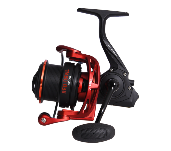 Катушка безынерционная фидерная Maximus Red Devil 6000 (7+1 подш.) Катушка безынерционная фидерная Maximus Red Devil 6000 (7+1 подш.)