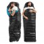 Мешок спальный Naturehike CW400 NH18C400-D с гусинным пухом, размер M, черный, молния слева