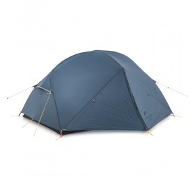 Палатка Naturehike Mongar NH19M002-J 210T двухместная сверхлегкая , синяя Phantom Blue, 6975641882596