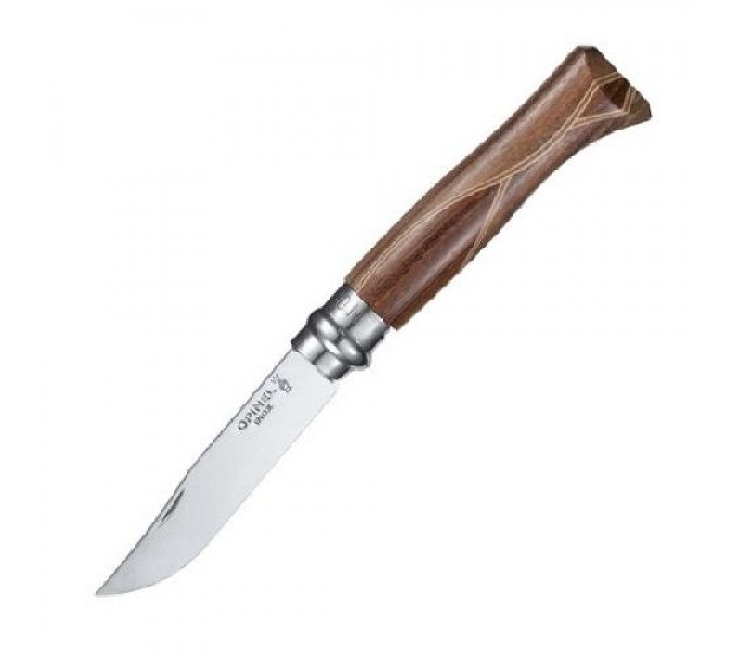 Нож Opinel №6 Chaperon, рукоять африканское дерево, футляр, 001400