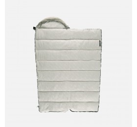 Ультралёгкий спальный мешок Naturehike CNK2350WS023 M400 хлопковый с капюшоном весна осень зеленый, молния справа