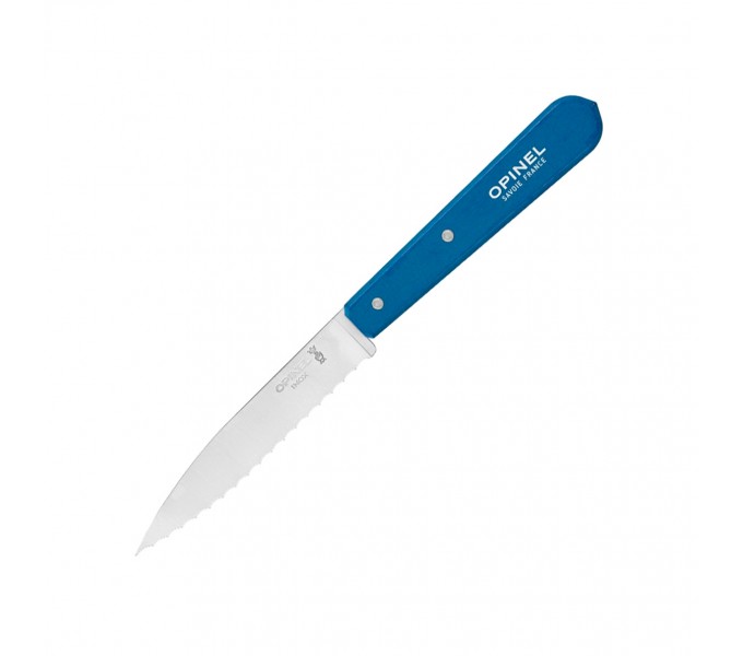 Нож столовый Opinel №113, деревянная рукоять, блистер, нержавеющая сталь, синий Нож столовый Opinel №113, деревянная рукоять, блистер, нержавеющая сталь, синий