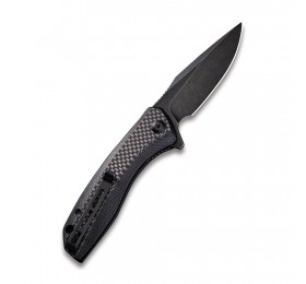 Складной нож CIVIVI Baklash 9Cr18MoV Steel Black Stonewashed Handle G10 Black Carbon