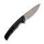 Складной нож SENCUT Tynan 10Cr15CoMoV Steel Gray Stonewashed Handle Stainless Black