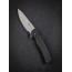 Складной нож SENCUT Tynan 10Cr15CoMoV Steel Gray Stonewashed Handle Stainless Black