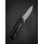 Складной нож SENCUT Tynan 10Cr15CoMoV Steel Gray Stonewashed Handle Stainless Black