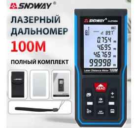 Лазерный дальномер SNDWAY H-D100A для строительства и ремонта -100м