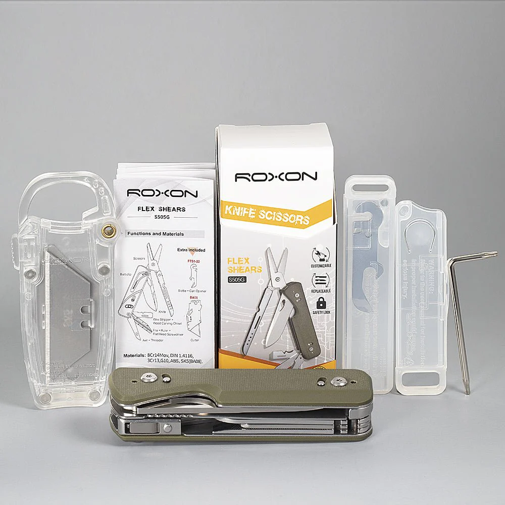 Мультитул Roxon Flex Shears S505G зеленый Мультитул Roxon Flex Shears S505G зеленый