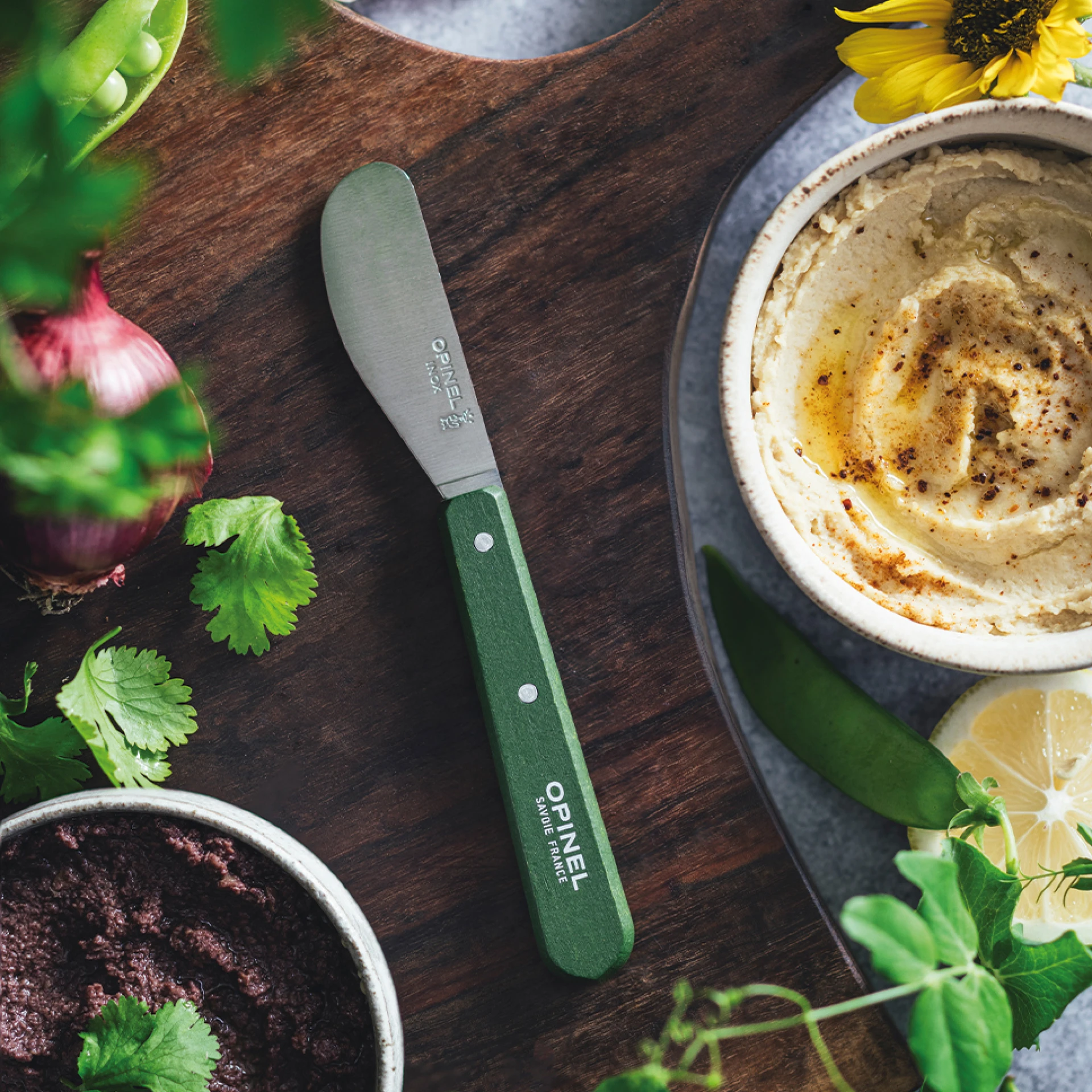 Нож для масла Opinel №117, деревянная рукоять, блистер, нержавеющая сталь, темно-зеленый, 003134 Нож для масла Opinel №117, деревянная рукоять, блистер, нержавеющая сталь, темно-зеленый, 003134